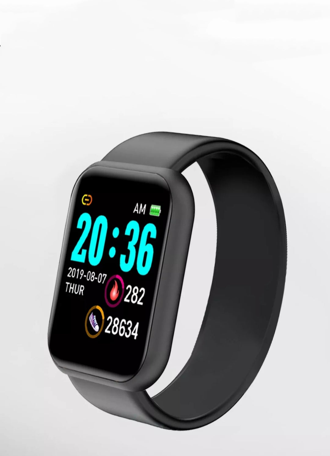 Smartwatch D20 Relógio Digital Película 2 Pulseiras Garantia